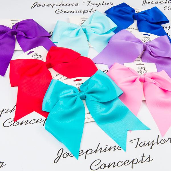 Large light pink girls hair bow