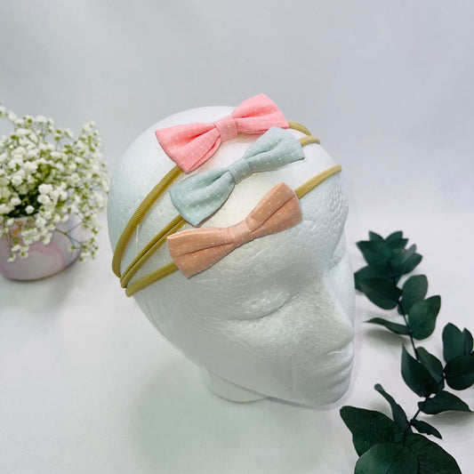 Three pack linen headbands