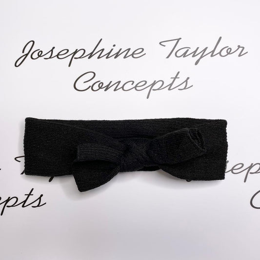 Back plush knitted headband