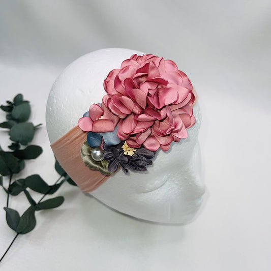 Jumbo floral wide headband