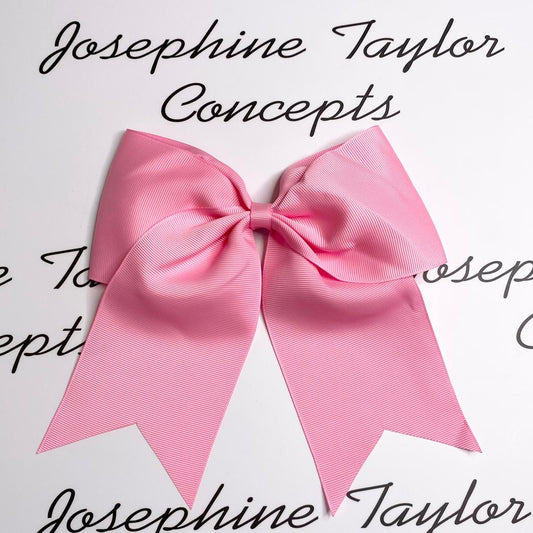 Large bright pink girls hair bow