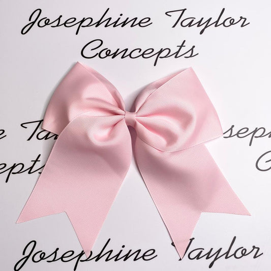 Large light pink girls hair bow