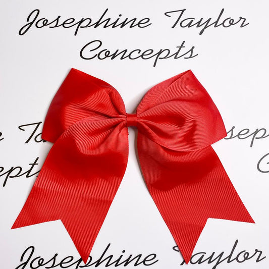 Large red girls hair bow