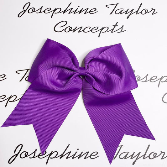 Large purple girls hair bow