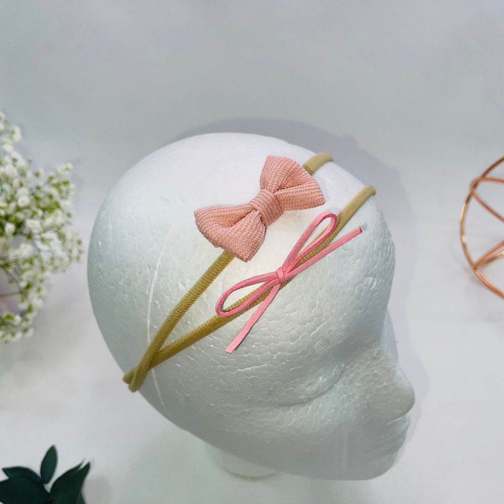 Twin pack soft elastic headband