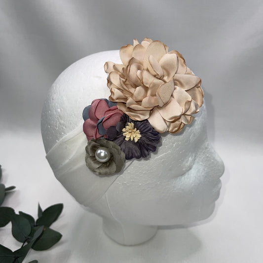 Jumbo floral wide headband