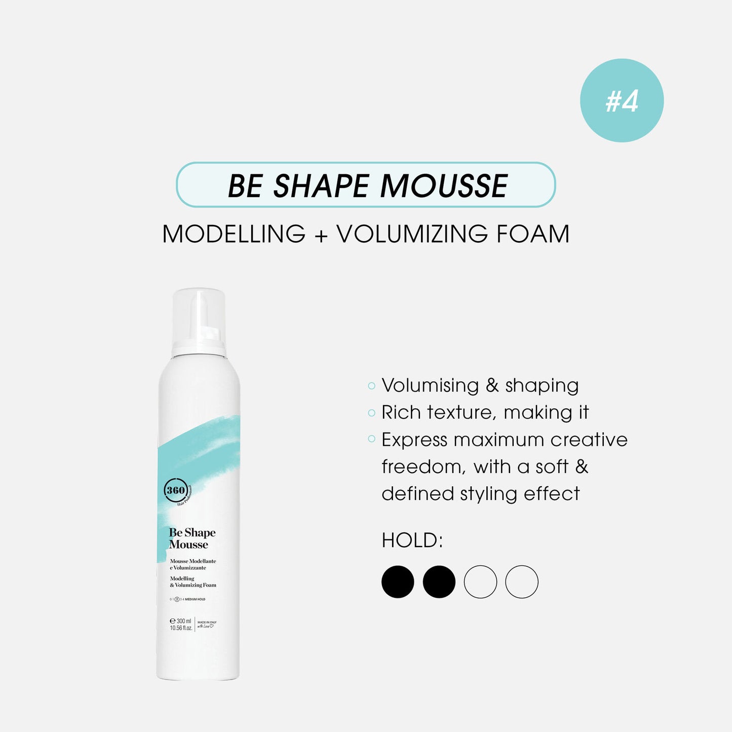 360 KAARAL Be Shape Mouse 300ml