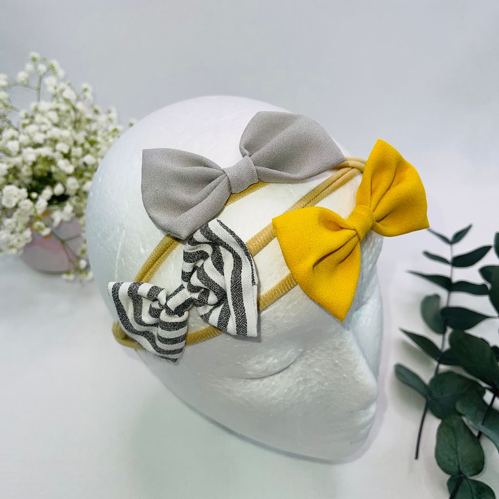 Three pack cotton headbands