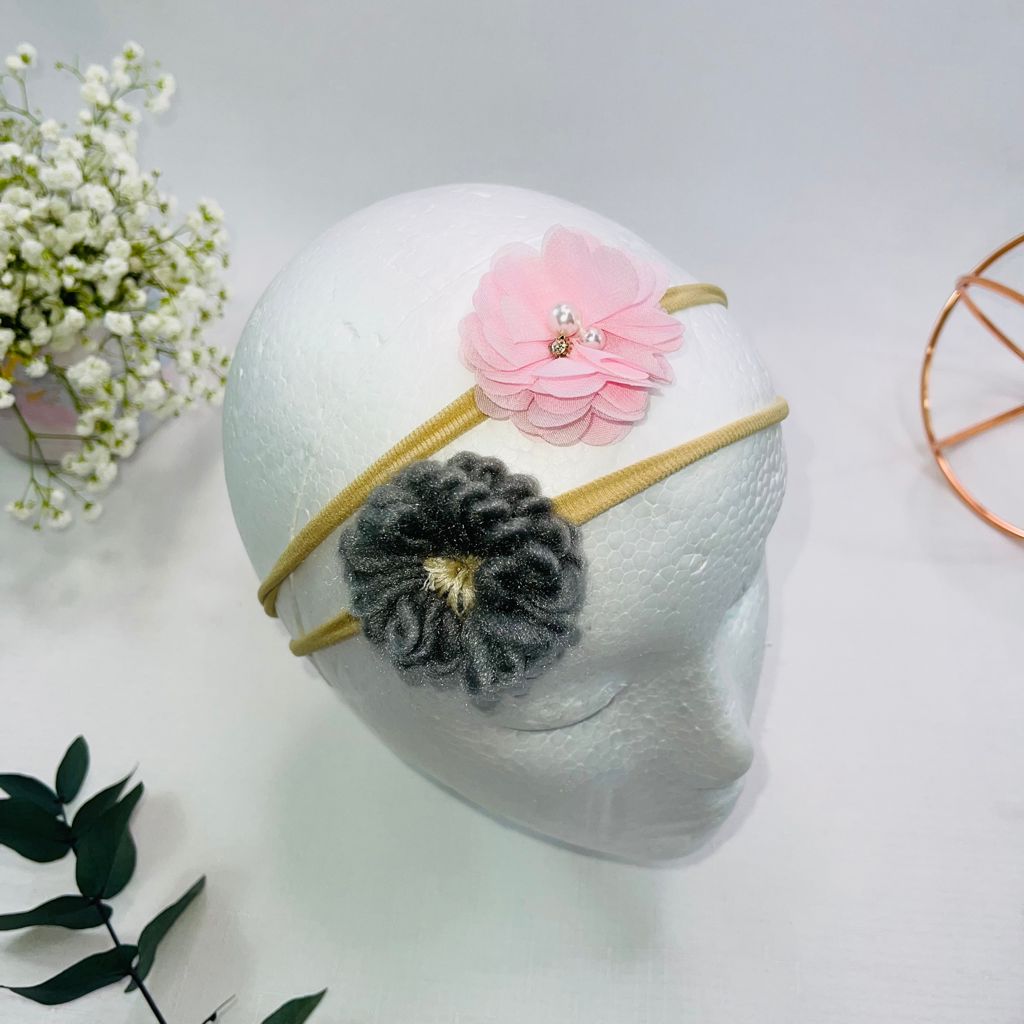 Twin pack soft elastic headband