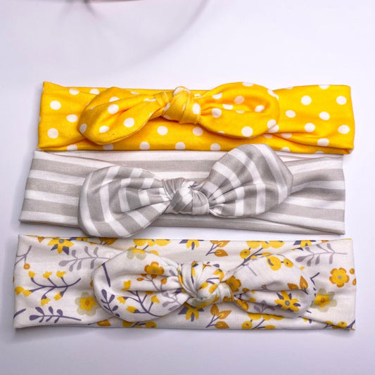 Girls three pack assorted headband